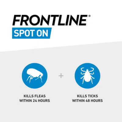 Frontline flea and tick spot on treatment for medium dogs 10-20kg 1.34ml - British product