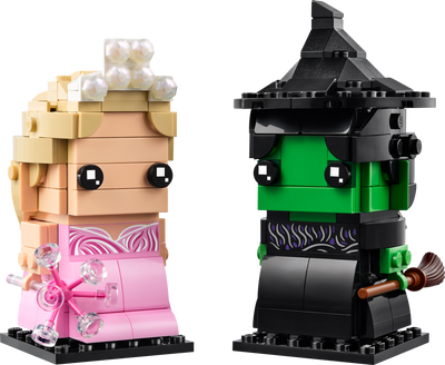 LEGO BrickHeadz Elphaba and Glinda Figures 325 Piece Building Set