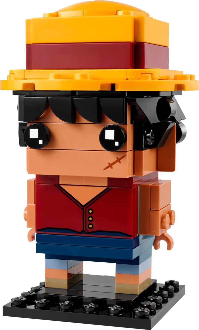 LEGO BrickHeadz Monkey D. Luffy Figure 136 Pieces, imported from the UK