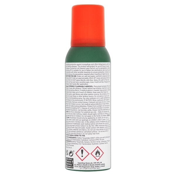 Superdrug Buzz Off Extra Strength Insect Repellent 125ml GOODS Superdrug