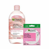 Garnier Micellar Rose Cleansing Duo with Eco Pads, UK version