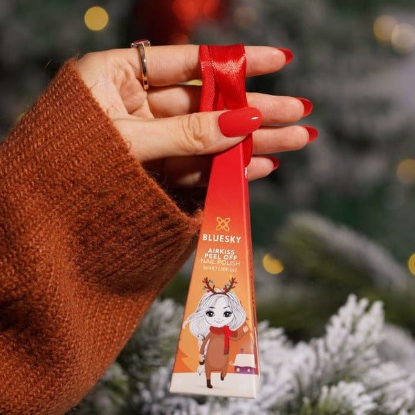 Bluesky Airkiss Bauble nail varnish Rudolph's Nose 5ml - British product