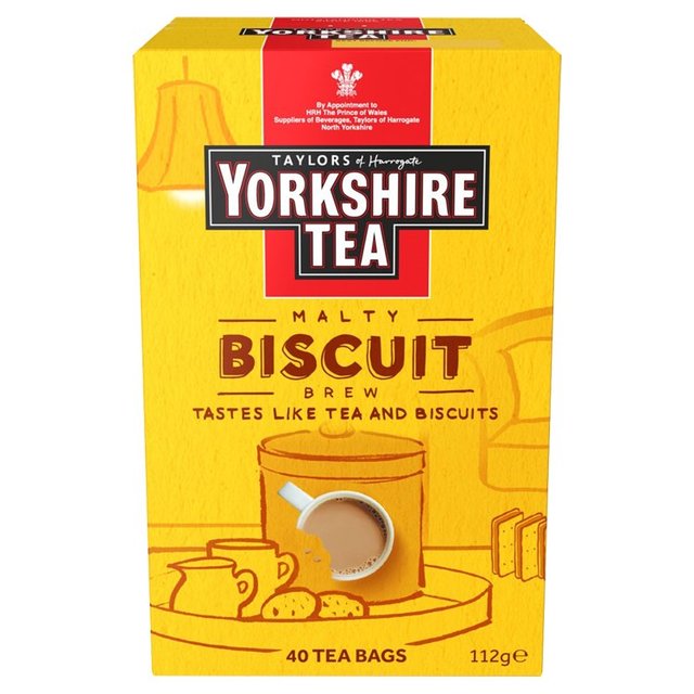 Yorkshire Tea Biscuit Brew 40 per pack GOODS M&S