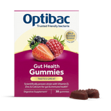 Optibac Gut Health Gummies Mixed Berry Probiotic Supplement 30 Count