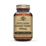 Solgar Psyllium Husks Fibre 500mg Vegi Capsules 200 Dietary Supplement