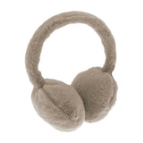 Ribbon Faux Fur Earmuffs Plain Design - Accessories