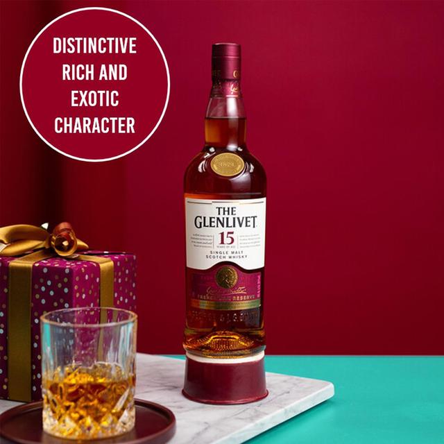 The Glenlivet 15 Year Old Single Malt Scotch Whisky 70cl GOODS M&S