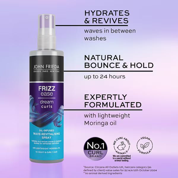 John Frieda Frizz Ease dream curls spray 150ml, UK version