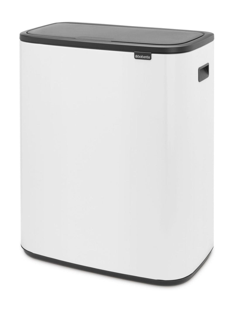 Brabantia White Bo Touch Double 30L bin British product