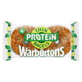 Warburtons Protein Thin Bagels 4 per pack GOODS M&S