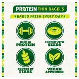 Warburtons Protein Thin Bagels 4 per pack GOODS M&S