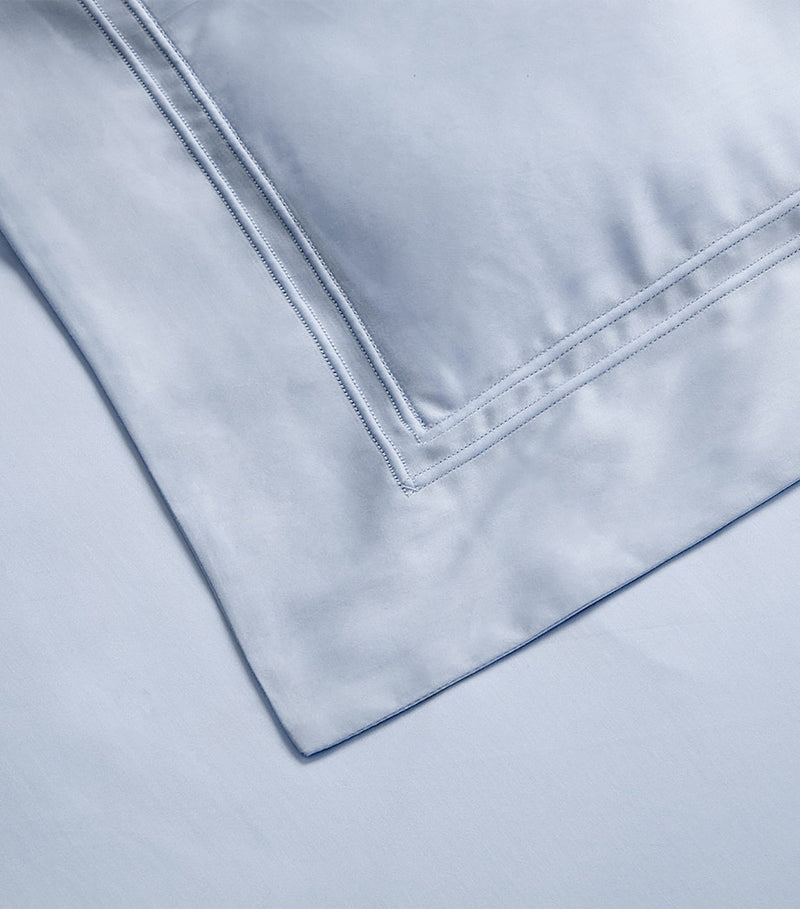 Yves Delorme Triomphe Celeste double duvet cover 200cm x 200cm (British brand)