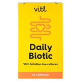 Vitl Daily Biotic Capsules x30 GOODS Sainsburys