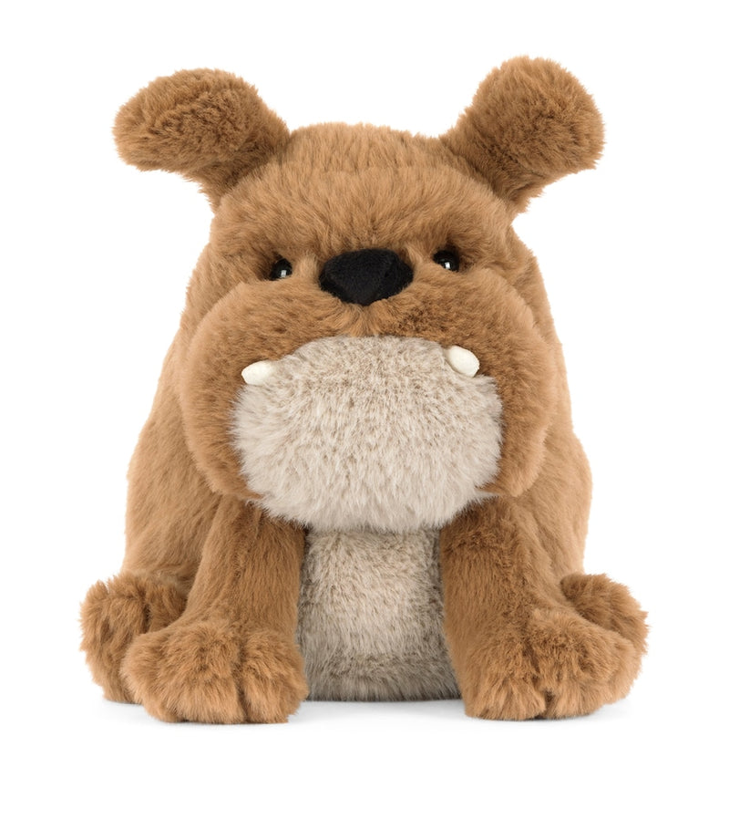 JELLYCAT grumpy soft dog plush toy 21cm height, UK version