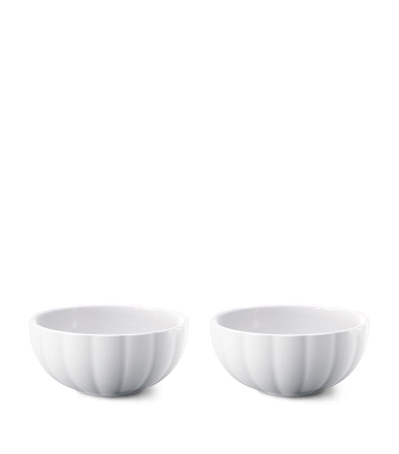 Georg Jensen porcelain Bernadotte petit bowl set of 2, UK version