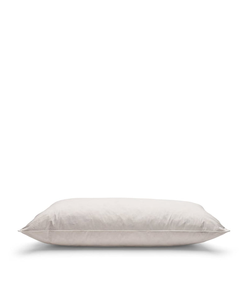 Vispring cotton down-filled pillow 90cm x 50cm (British brand)