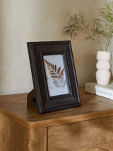 Black Rattan Effect Photo Frame