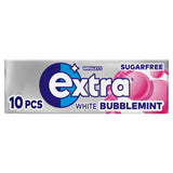 Wrigley's Extra White Bubblemint Sugarfree Chewing Gum 10 Pieces