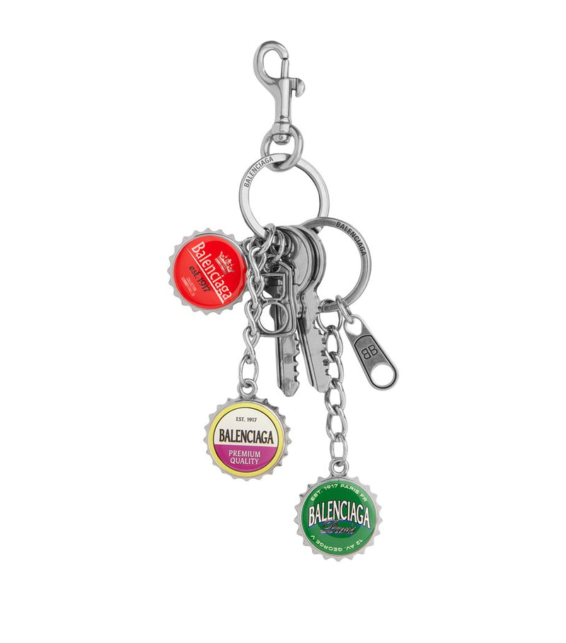 Balenciaga bottle opener with silver-tone hardware, 15cm x 7cm - British product