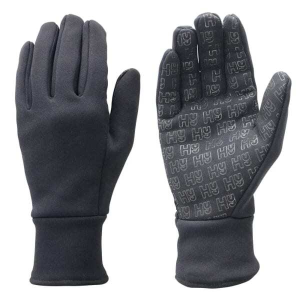 Adult Gripped Fleece Work Gloves Size M, UK version