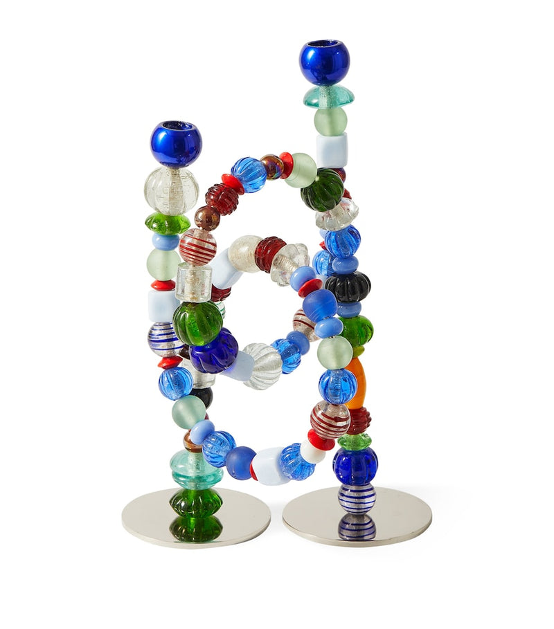 POLSPOTTEN Beads candle holder, 38cm tall, imported from the UK