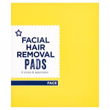 Superdrug Facial Hair Removal Pads Facial Exfoliation Strips