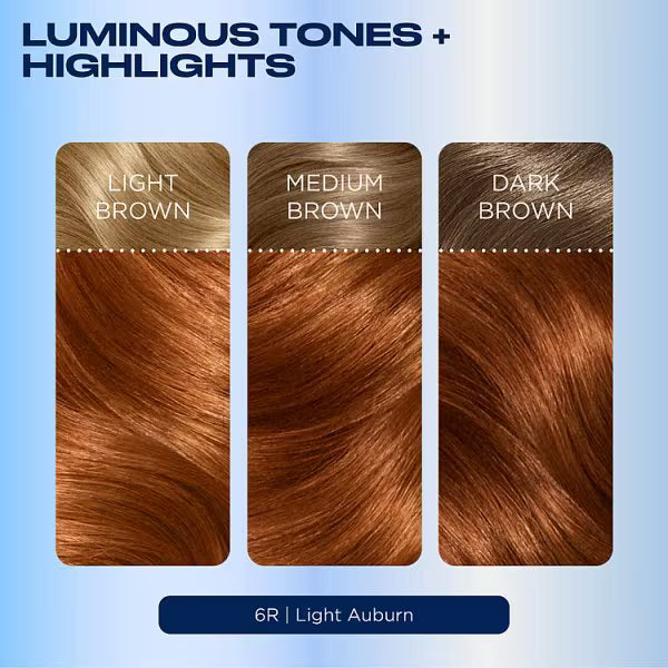 Clairol Nice'n Easy Permanent Hair Dye 6R Light Auburn - British product