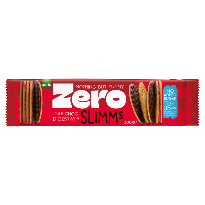 Gullón Zero Milk Choc Digestives Slimms 150g - McGrocer