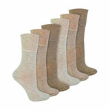 IOMI Diabetic Bamboo Socks 6 Pack One Size, UK version