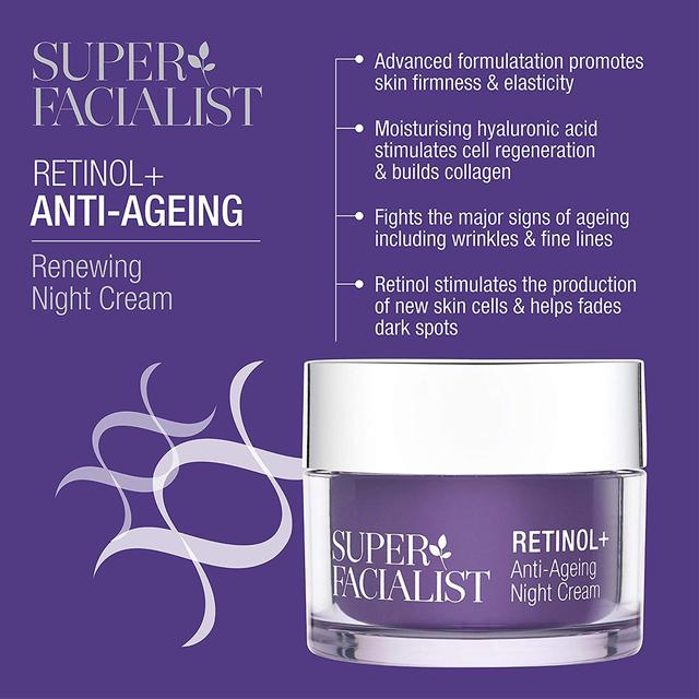 Super Facialist Retinol Anti Aging Night Cream 50ml GOODS M&S