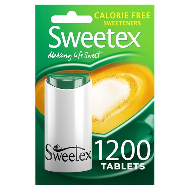Sweetex Sweetener Calorie & Sugar Free Tablets 1200 per pack GOODS M&S