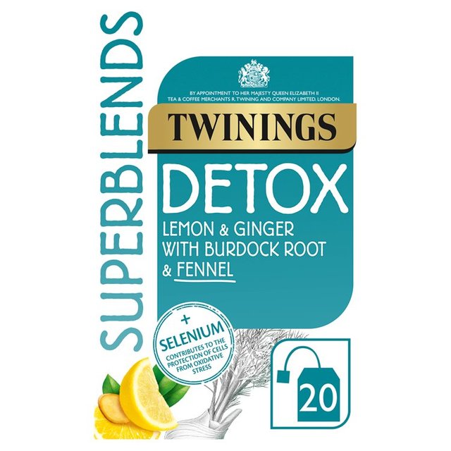 Twinings Superblends Detox with Lemon Ginger & Fennel 20 per pack GOODS M&S
