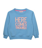 Trotters Cotton Here Comes Trouble Sweatshirt (2-5 Years)
