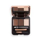 Revolution Brow Sculpt Kit Dark Eyebrow Palette Mini