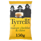 Tyrrells Mature Cheddar & Chive Sharing Crisps 150g GOODS M&S