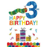 Very Hungry Caterpillar 3rd Birthday Card GOODS M&S