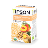 Tipson Organic Ashwagandha Ginger & Peach (25 Enveloped Tea Bags) - 999152