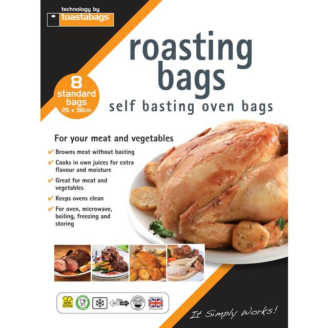 Toastabags Oven Roasting Bags Standard 8 per pack GOODS M&S