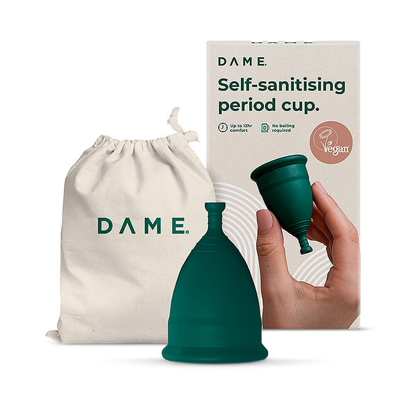 DAME Self-Sanitising Period Cup Large - British product
