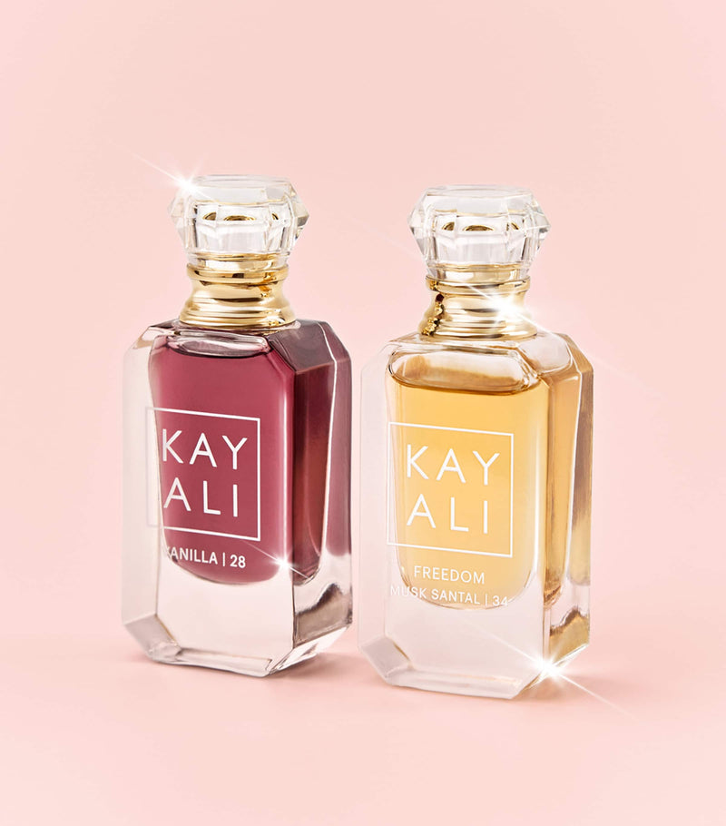 Kayali Vanilla Musk Mini Duo fragrance gift set 2 x 5ml, UK version