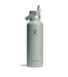 Hydro Flask Standard Mouth Bottle with Flex Straw Cap 621ml, UK version