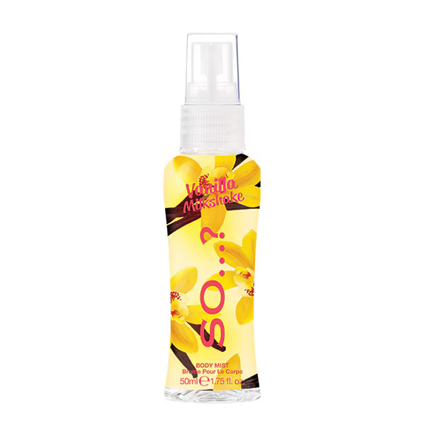 So...? Vanilla Milkshake Body Spray 50ml (British brand)