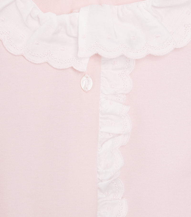 Patachou Stretch-Cotton Embroidered All-In-One for 1-24 Months, imported from the UK