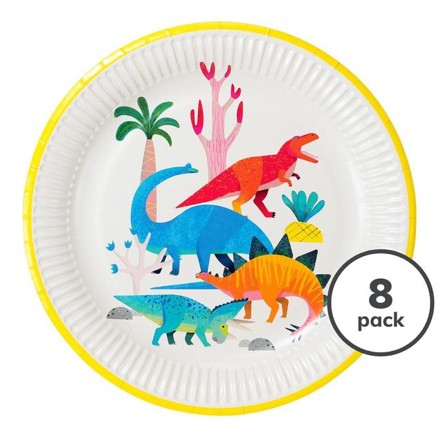 Talking Tables Dinosaur Plates 8 per pack GOODS M&S