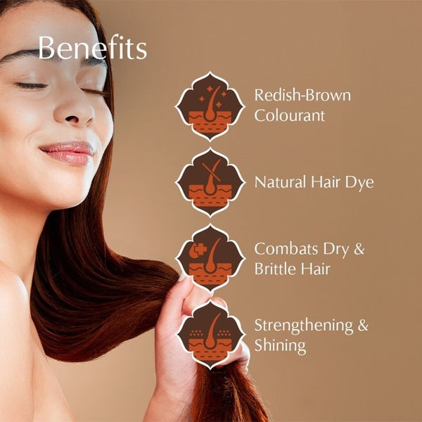 Ayumi Pure Henna Powder Natural Hair Colour 200g - British product