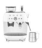 Smeg EGF03WHUK Espresso Coffee Machine with Grinder