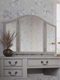 Laura Ashley Dove Grey Clifton Dressing Table Mirror 57x80x17cm, UK version