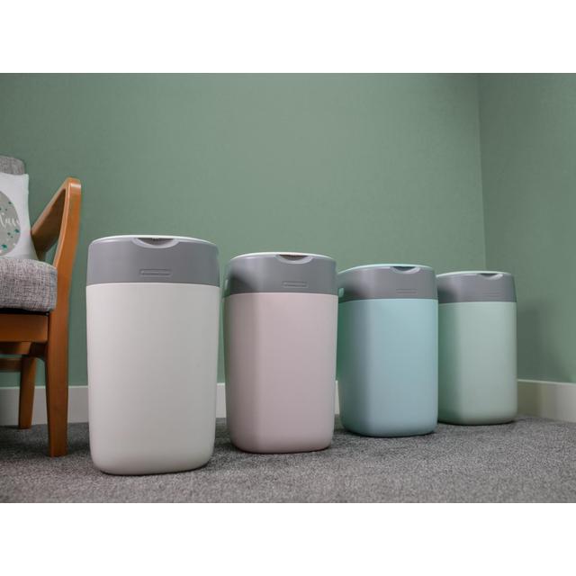 Tommee Tippee Twist & Click Green Nappy Bin Includes 1x Refill Cassette GOODS M&S