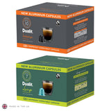 Dualit Nespresso Compatible Aluminium Capsules Intense and Lungo Coffee Capsules 120 Servings