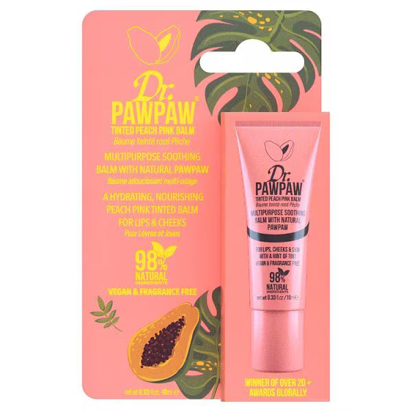 Dr.Pawpaw Peach Pink tinted balm 10ml - British product